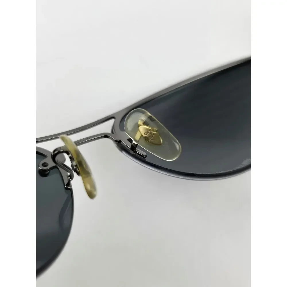 Ray-Ban P Polarized Sunglasses RB 3155 Black Frames Dark Lens 60•16 -not perfect